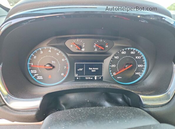 1GNERGKW7PJ163360 2023 CHEVROLET TRAVERSE Серебряный Вид щитка приборов