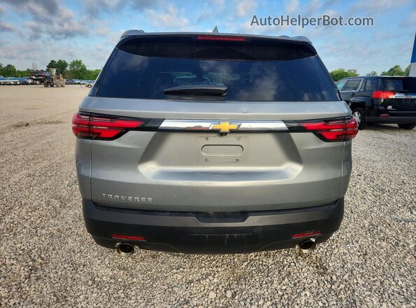 1GNERGKW7PJ163360 2023 CHEVROLET TRAVERSE Серебряный Вид сзади