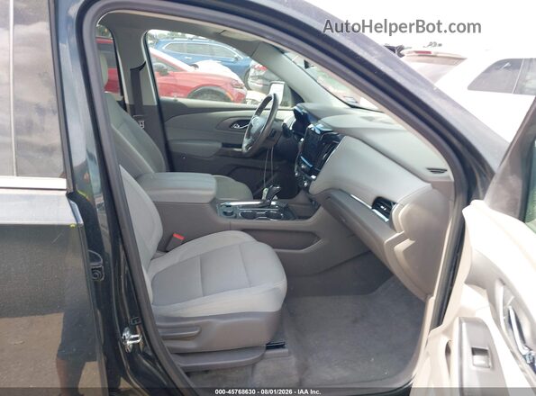 1GNERGKW9JJ268909 2018 CHEVROLET TRAVERSE Gray Вид салону спереду