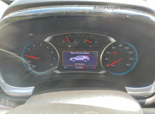 1GNERGKWXMJ153126 2021 CHEVROLET TRAVERSE Purple ხელსაწყოთა პანელის ხედი