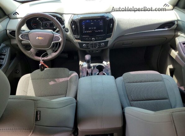 1GNERGKWXMJ190192 2021 CHEVROLET TRAVERSE Black Вид панелі приладів