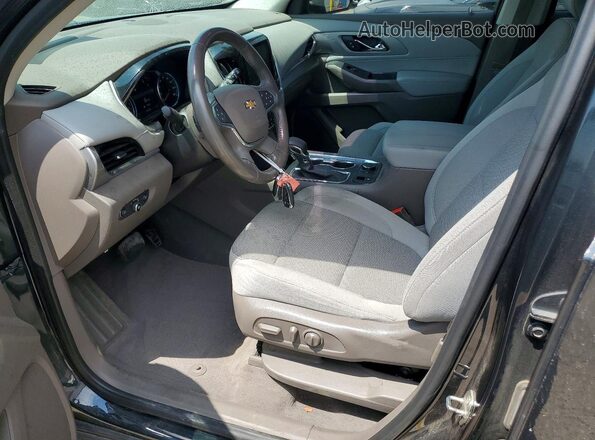 1GNERGKWXMJ190192 2021 CHEVROLET TRAVERSE Black Вид салону спереду