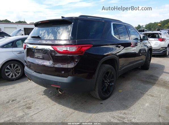1GNERGKWXMJ261343 2021 CHEVROLET TRAVERSE Burgundy Задня права чверть