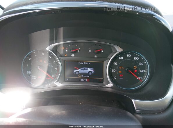 1GNERGKWXMJ261343 2021 CHEVROLET TRAVERSE Burgundy Вид задніх сидінь