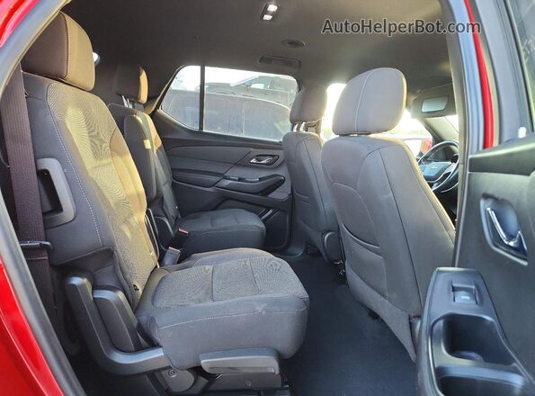 1GNERGKWXNJ162068 2022 CHEVROLET TRAVERSE Красный Вид задней части салона