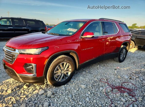 1GNERGKWXNJ162068 2022 CHEVROLET TRAVERSE Red Rear right