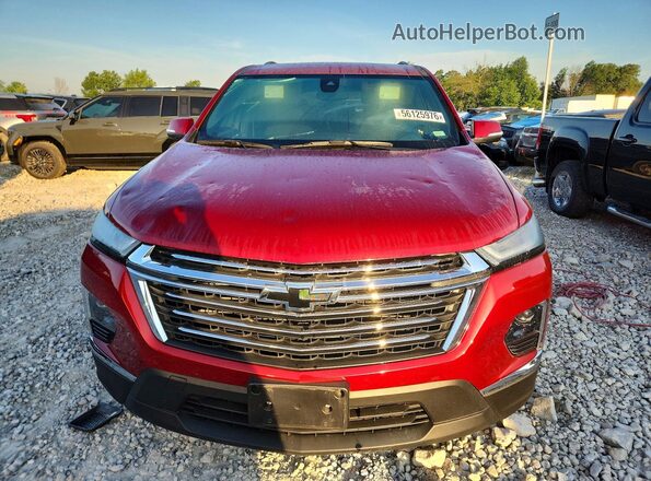 1GNERGKWXNJ162068 2022 CHEVROLET TRAVERSE Red Rear interior view
