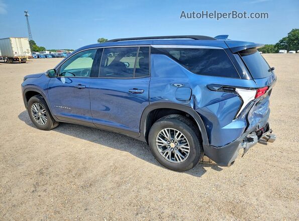 1GNERGRS2SJ148695 2025 CHEVROLET TRAVERSE Blue Trasero izquierdo