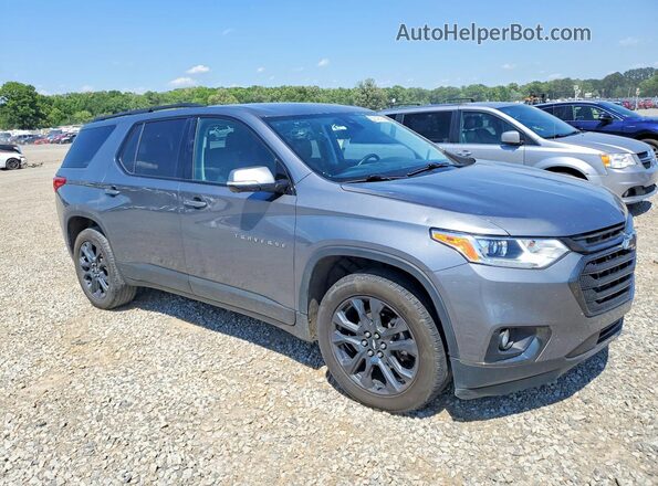 1GNERJKW6LJ147268 2020 CHEVROLET TRAVERSE Синий Передняя правая четверть