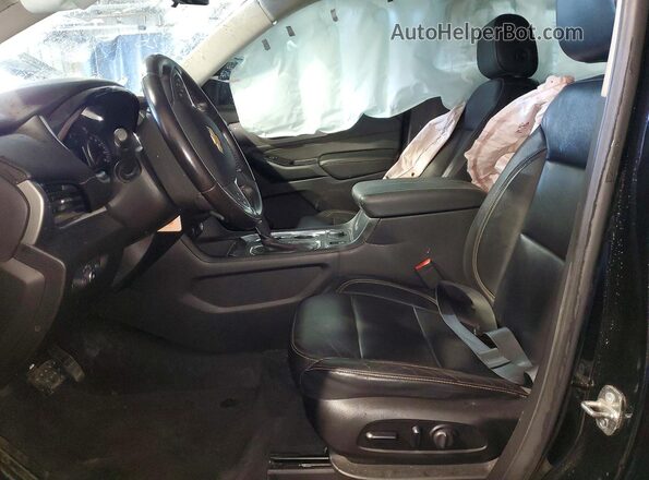 1GNERJKX8KJ106213 2019 CHEVROLET TRAVERSE Черный Вид салона спереди