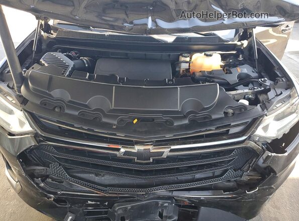 1GNERKKW2JJ257074 2018 CHEVROLET TRAVERSE Black Engine compartment view