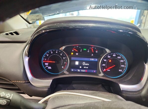 1GNERKKW6LJ100960 2020 CHEVROLET TRAVERSE Black Widok zestawu wskaźników