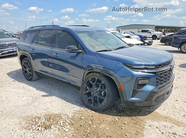 1GNERLKS4RJ203645 2024 CHEVROLET TRAVERSE Blue Delantero derecho