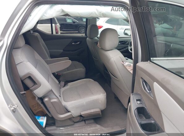 1GNERMKW9MJ188593 2021 CHEVROLET TRAVERSE Серебряный Вид наклейки с VIN-кодом