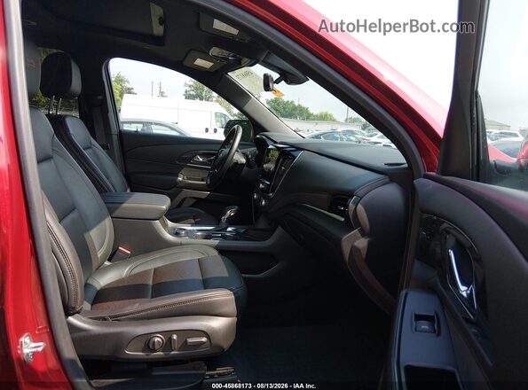 1GNERNKW4PJ241193 2023 CHEVROLET TRAVERSE Red წინა სალონის ხედი