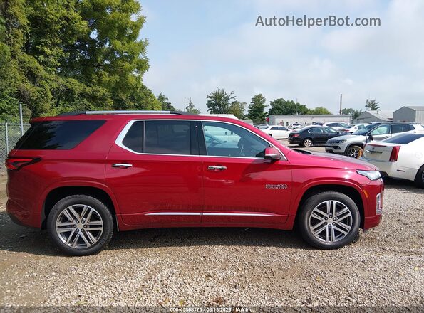 1GNERNKW4PJ241193 2023 CHEVROLET TRAVERSE Red უკანა სალონის ხედი
