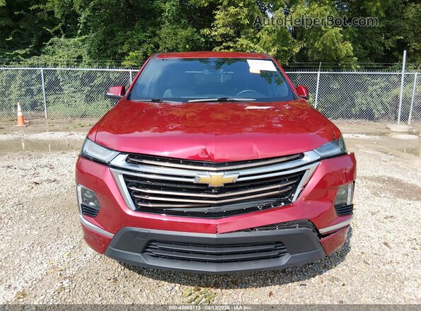 1GNERNKW4PJ241193 2023 CHEVROLET TRAVERSE Red ხელსაწყოთა პანელის ხედი