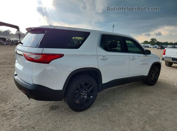 1GNEVFKW3MJ104209 2021 CHEVROLET TRAVERSE White Tył prawy