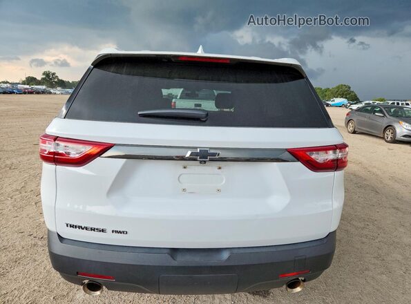 1GNEVFKW3MJ104209 2021 CHEVROLET TRAVERSE White Widok z tyłu