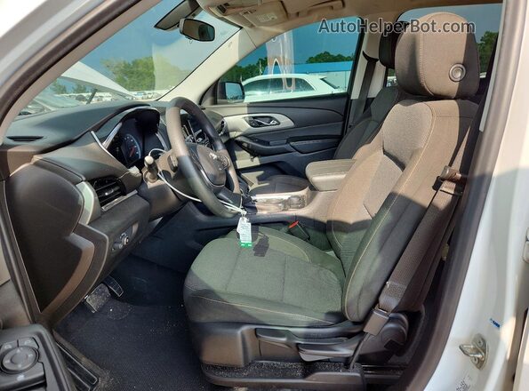 1GNEVFKW3MJ104209 2021 CHEVROLET TRAVERSE White Widok wnętrza z przodu