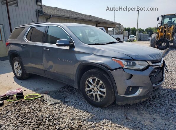 1GNEVGKW0KJ115851 2019 CHEVROLET TRAVERSE Gray Przód prawy
