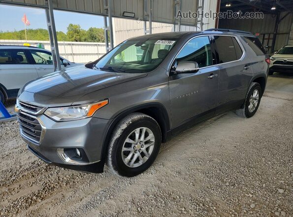 1GNEVGKW0KJ306024 2019 CHEVROLET TRAVERSE Серый Задняя правая четверть