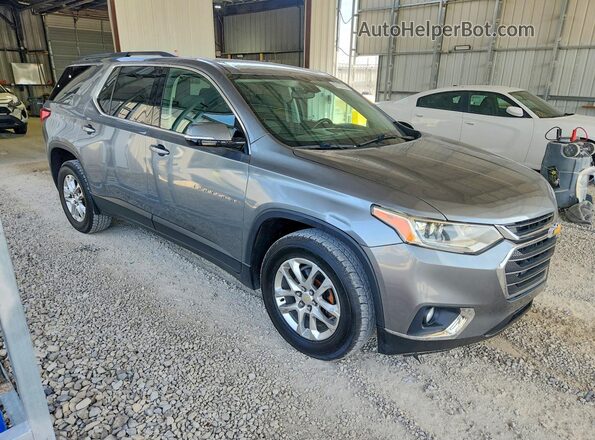 1GNEVGKW0KJ306024 2019 CHEVROLET TRAVERSE Серый Вид панели приборов