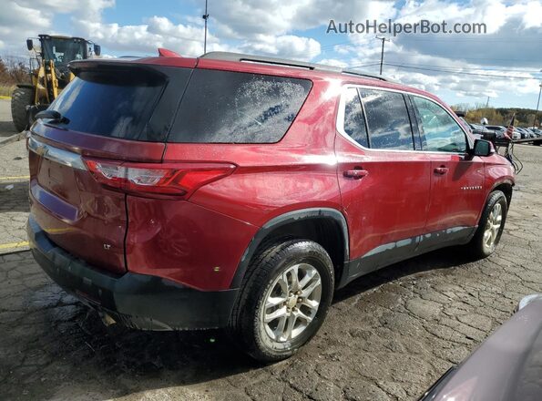 1GNEVGKW0MJ102455 2021 CHEVROLET TRAVERSE Red Tył prawy