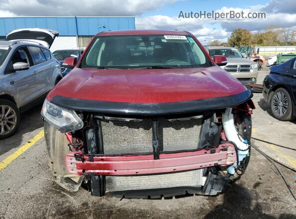 1GNEVGKW0MJ102455 2021 CHEVROLET TRAVERSE Red Widok z przodu