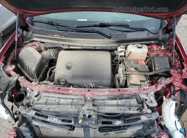 1GNEVGKW0MJ102455 2021 CHEVROLET TRAVERSE Red Widok komory silnika