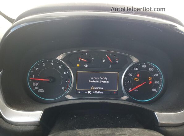 1GNEVGKW0MJ102455 2021 CHEVROLET TRAVERSE Red Widok zestawu wskaźników