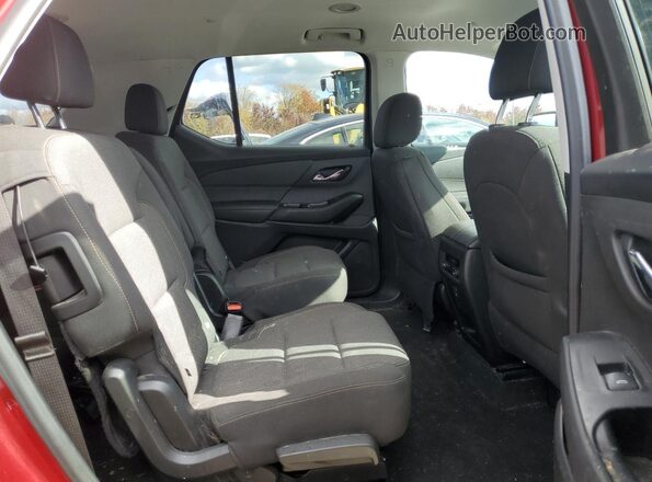1GNEVGKW0MJ102455 2021 CHEVROLET TRAVERSE Red Widok wnętrza z tyłu