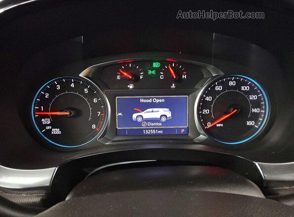 1GNEVGKW0PJ141499 2023 CHEVROLET TRAVERSE White Vista del cuadro de instrumentos