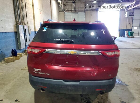 1GNEVGKW1KJ274572 2019 CHEVROLET TRAVERSE Red Вид ззаду