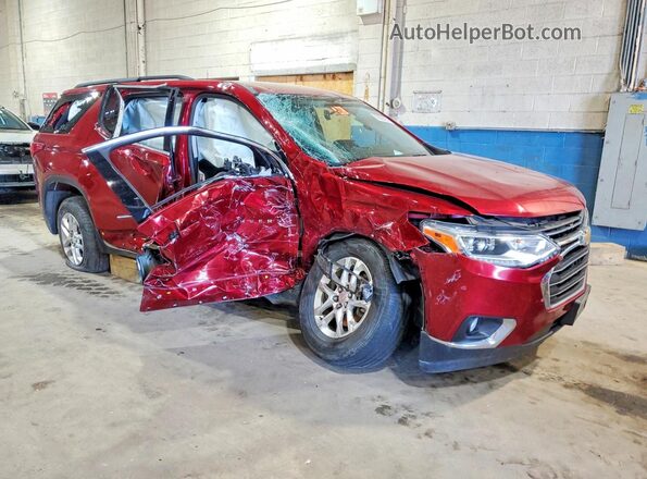 1GNEVGKW1KJ274572 2019 CHEVROLET TRAVERSE Red Передня права чверть