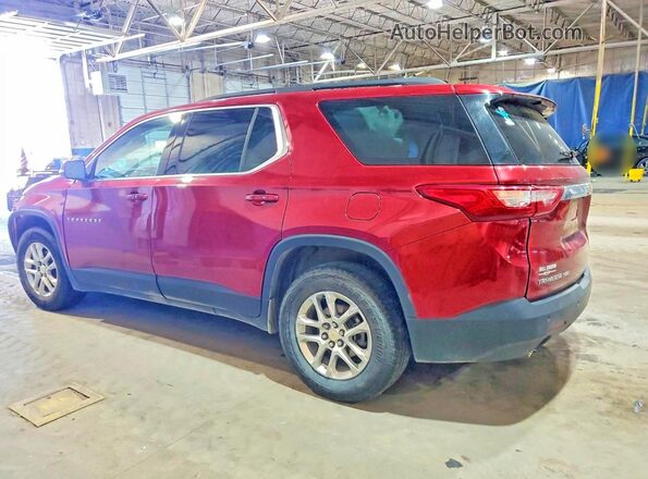 1GNEVGKW1KJ274572 2019 CHEVROLET TRAVERSE Red Задня ліва чверть