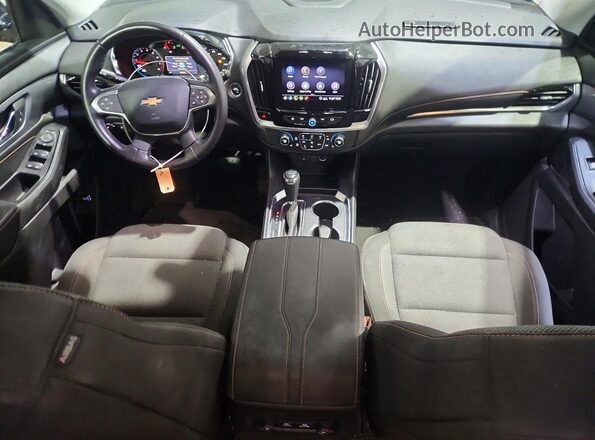 1GNEVGKW3LJ118809 2020 CHEVROLET TRAVERSE Blue Вид панелі приладів