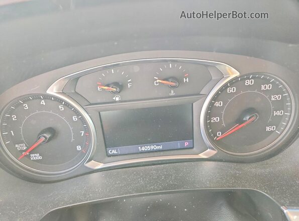 1GNEVGKW3MJ234545 2021 CHEVROLET TRAVERSE Black Widok zestawu wskaźników