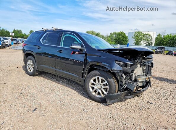 1GNEVGKW3MJ234545 2021 CHEVROLET TRAVERSE Black Przód prawy