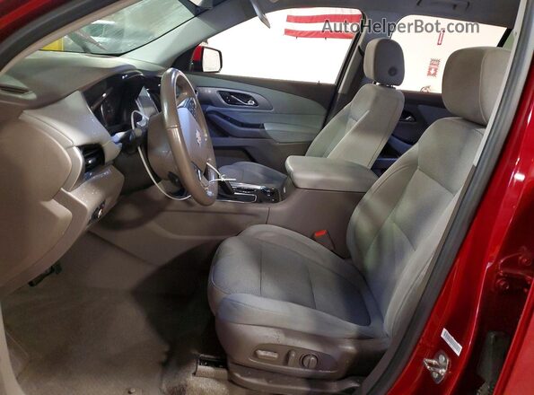 1GNEVGKW4JJ236493 2018 CHEVROLET TRAVERSE Красный Вид салона спереди
