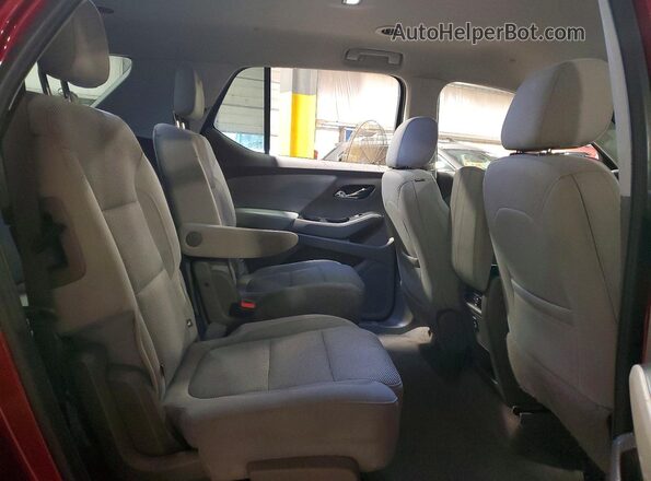 1GNEVGKW4JJ236493 2018 CHEVROLET TRAVERSE Красный Вид задней части салона