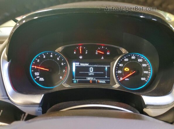 1GNEVGKW4JJ236493 2018 CHEVROLET TRAVERSE Красный Вид щитка приборов