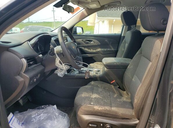 1GNEVGKW4JJ280641 2018 CHEVROLET TRAVERSE Черный Вид салона спереди