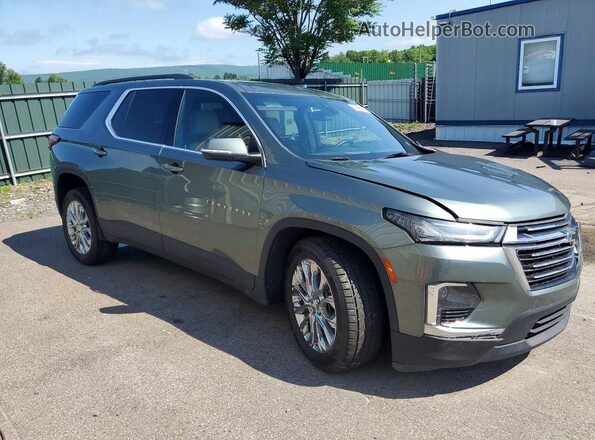 1GNEVGKW4NJ156150 2022 CHEVROLET TRAVERSE Teal Delantero derecho