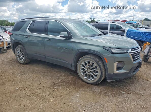 1GNEVGKW4NJ178052 2022 CHEVROLET TRAVERSE Gray Delantero derecho