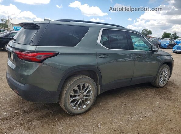 1GNEVGKW4NJ178052 2022 CHEVROLET TRAVERSE Gray Trasero derecho