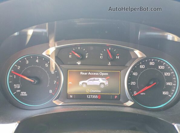 1GNEVGKW4PJ182251 2023 CHEVROLET TRAVERSE Blue Вид щитка приладів