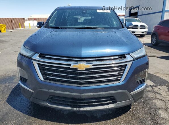 1GNEVGKW4PJ182251 2023 CHEVROLET TRAVERSE Blue Вид наклейки з VIN-кодом