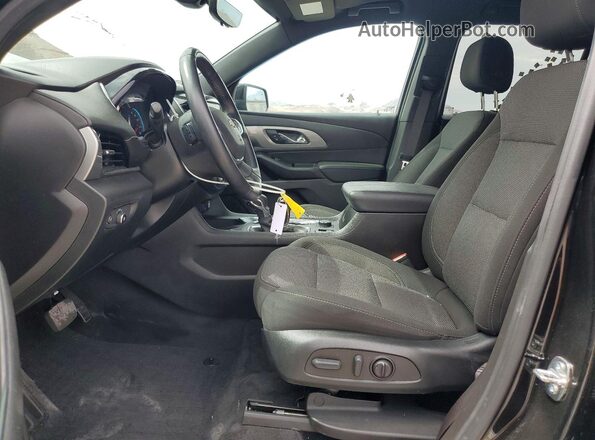 1GNEVGKW5PJ264232 2023 CHEVROLET TRAVERSE Black Front interior view