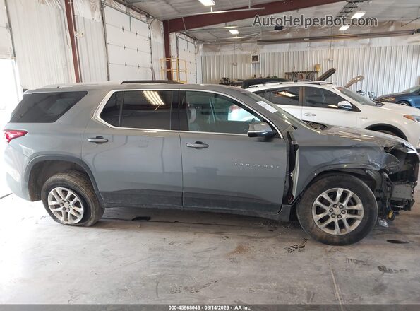 1GNEVGKW6JJ134922 2018 CHEVROLET TRAVERSE Gray უკანა სალონის ხედი